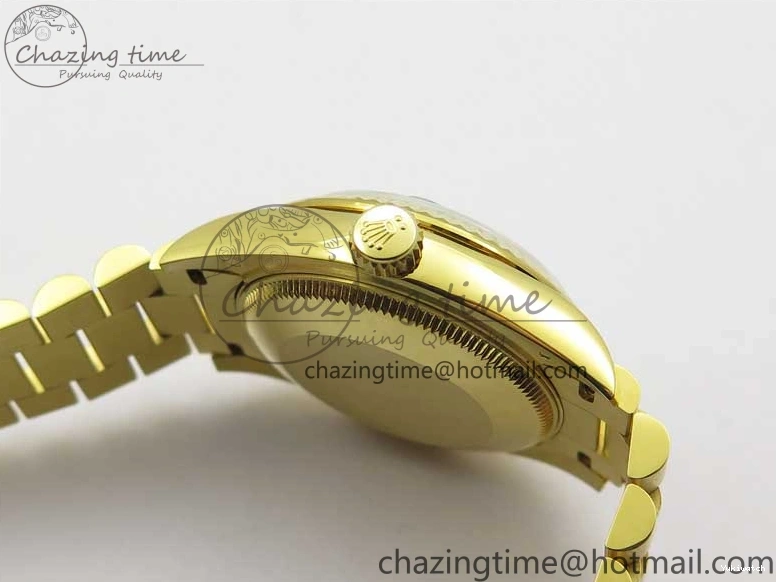 Bracelet Dial EWF 31mm ETA2688 Best Green YG Daydate Edition Malachite YG President on 278288 0430